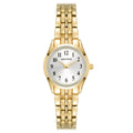 Women's Gold Tone Wristwatch with Adjustable Strap - Elegant & Water-Resistant