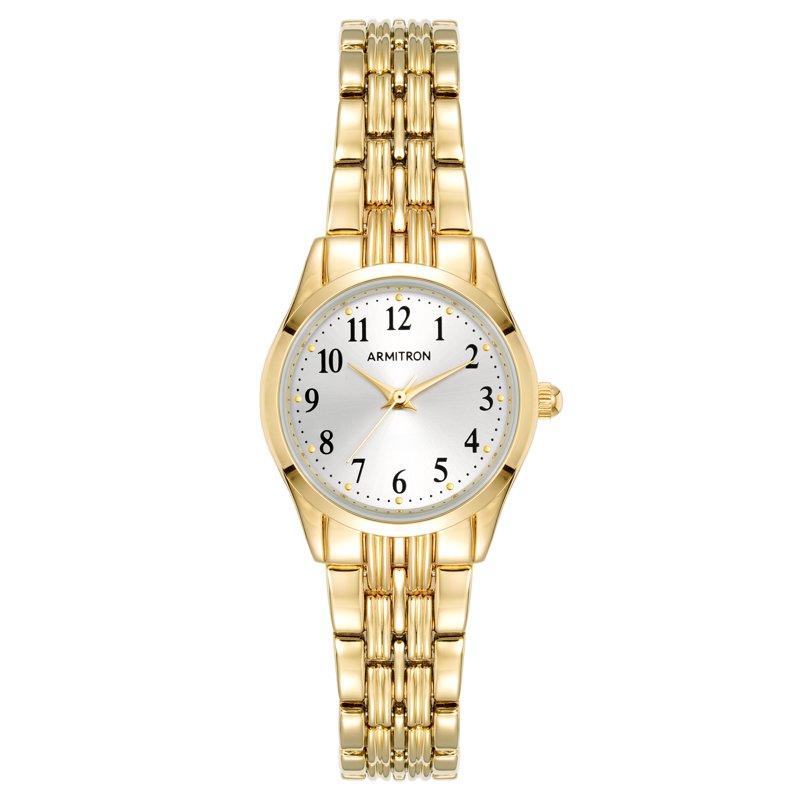 Women's Gold Tone Wristwatch with Adjustable Strap - Elegant & Water-Resistant