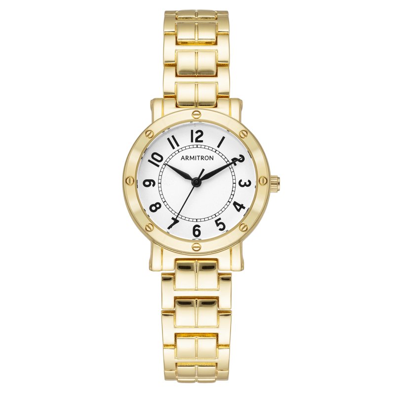 Women's Gold-Tone Bracelet Watch - Classic Elegant Quartz Timepiece