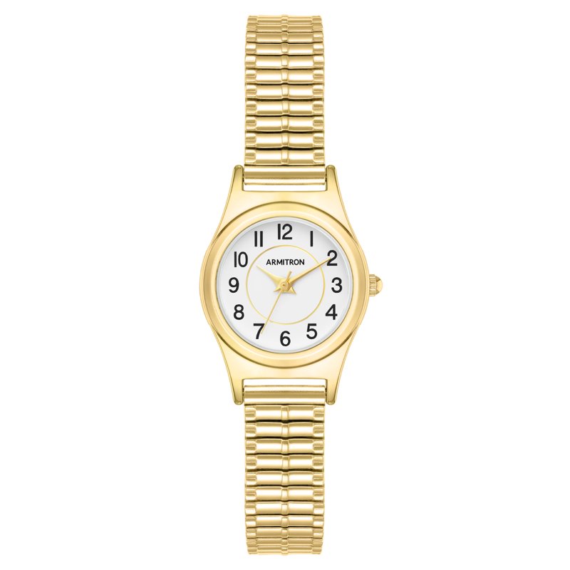 Women's Gold-Tone Expansion Band Wristwatch - Classic Analog Timepiece