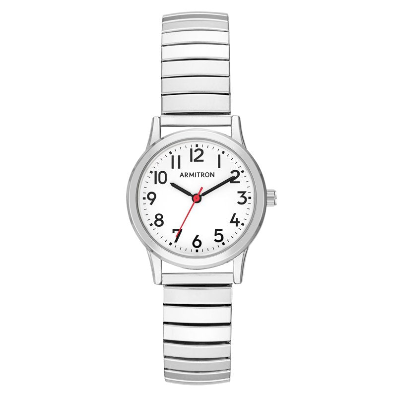 Women's Silver-Tone Expansion Band Wristwatch - Classic Analog Quartz