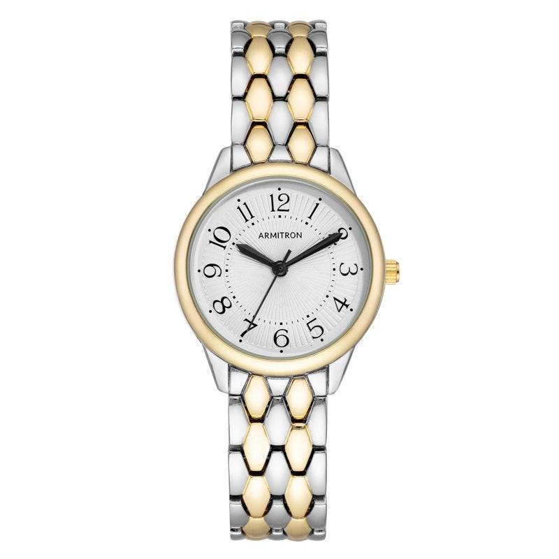 Women’s Two-Tone Bracelet Wristwatch with Classic Style and Water Resistance