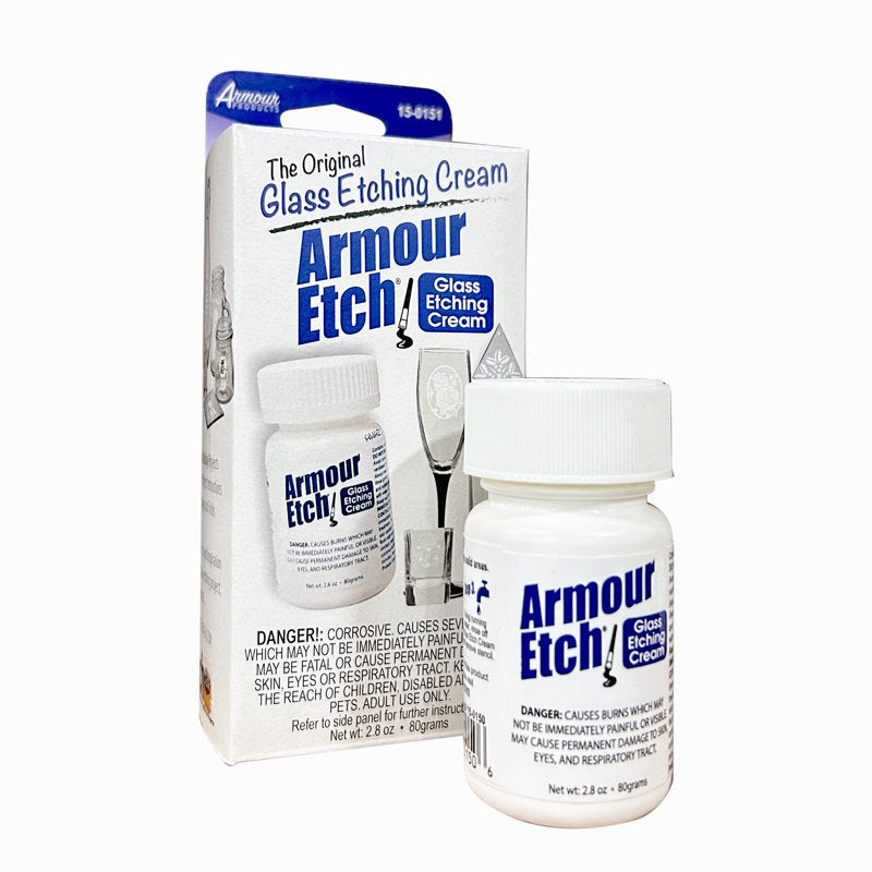 Glass Etching Cream and Lithography Tool - Multiple Sizes