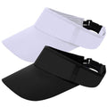 Adjustable Sport Sun Visor Hats 2 Pack - Lightweight Quick-Dry Baseball Caps