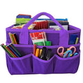 Multi-Pocket Teacher & Office Storage Bag with Removable Support Board