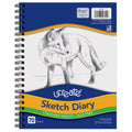 Sketch Diary with Spiral Binding, 11x8.5 Inch, 70 Sheets, Acid-Free Paper