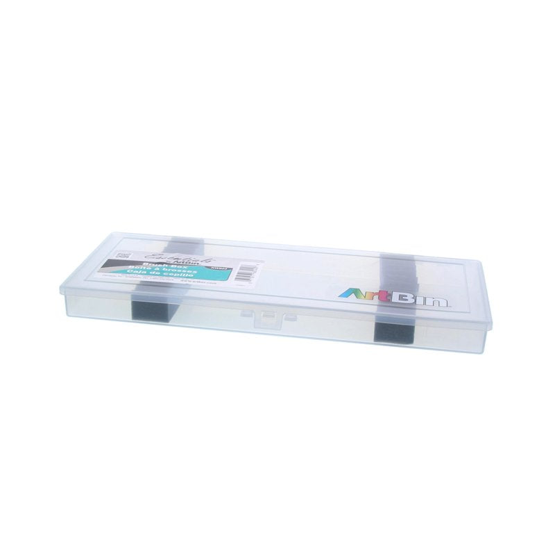 ArtBin Small Brush Storage Box with Foam Inserts, Translucent