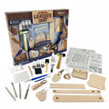 Leather Craft Kit for Beginners - 64 Piece Leather Working Set