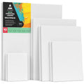 Assorted Large Stretched Canvas Set for Painting and Mixed Media