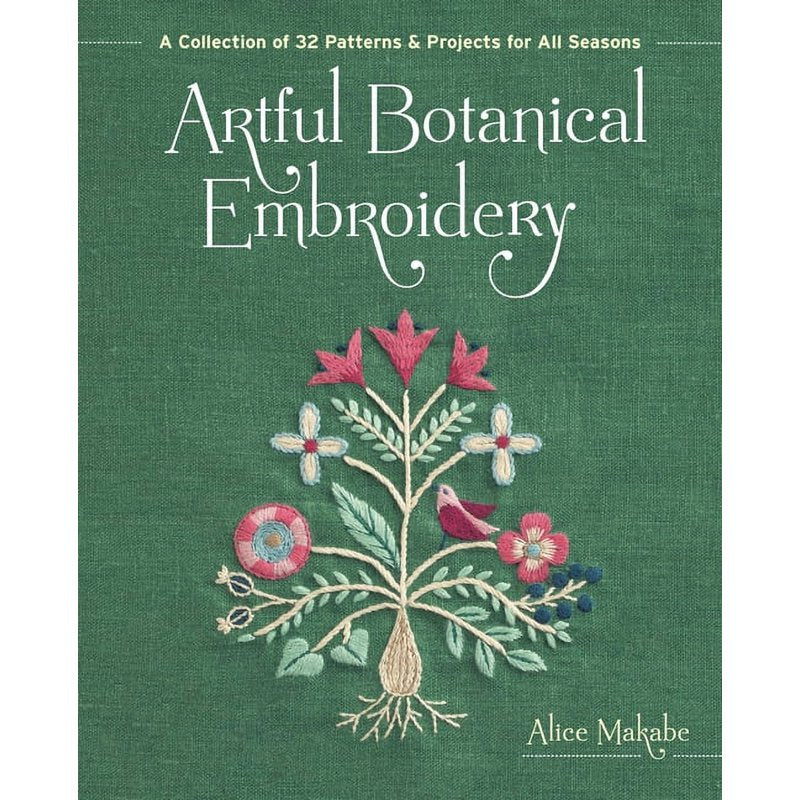 Embroidery Pattern Book with 32 Botanical Motifs & Projects for All Seasons