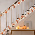 Artificial Maple Leaf Vine Garland for Halloween & Thanksgiving, 68 Inch DIY Decor