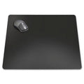 Desk Pad 24x17 in PVC Antimicrobial Full-Surface Protector, Black