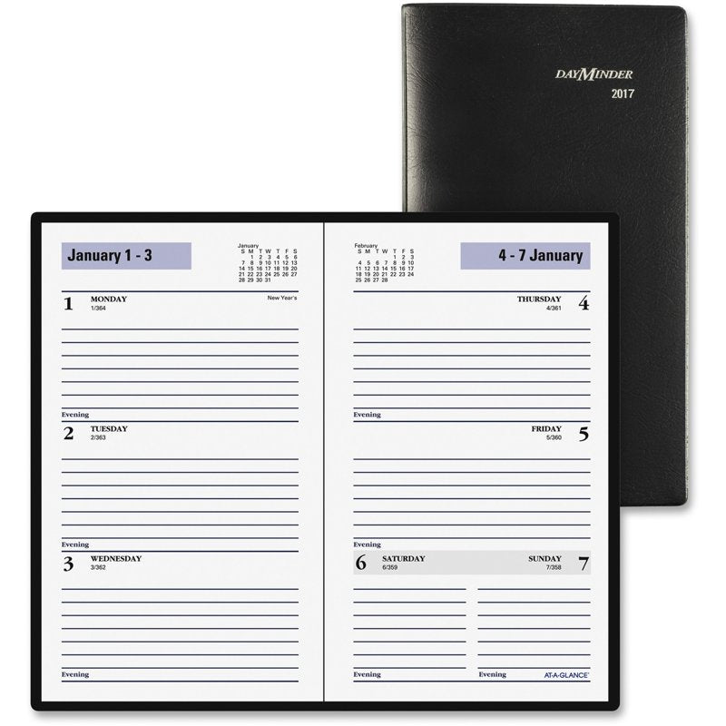 Pocket Weekly Planner with Ruled Dates and 12-Month Schedule | AT-A-GLANCE