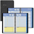 Daily and Monthly Planner with QuickNotes and Appointment Schedule - 12 Months, Leather Cover