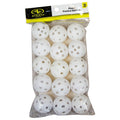 Plastic Practice Golf Balls - Durable, Realistic Size, Indoor & Outdoor Use