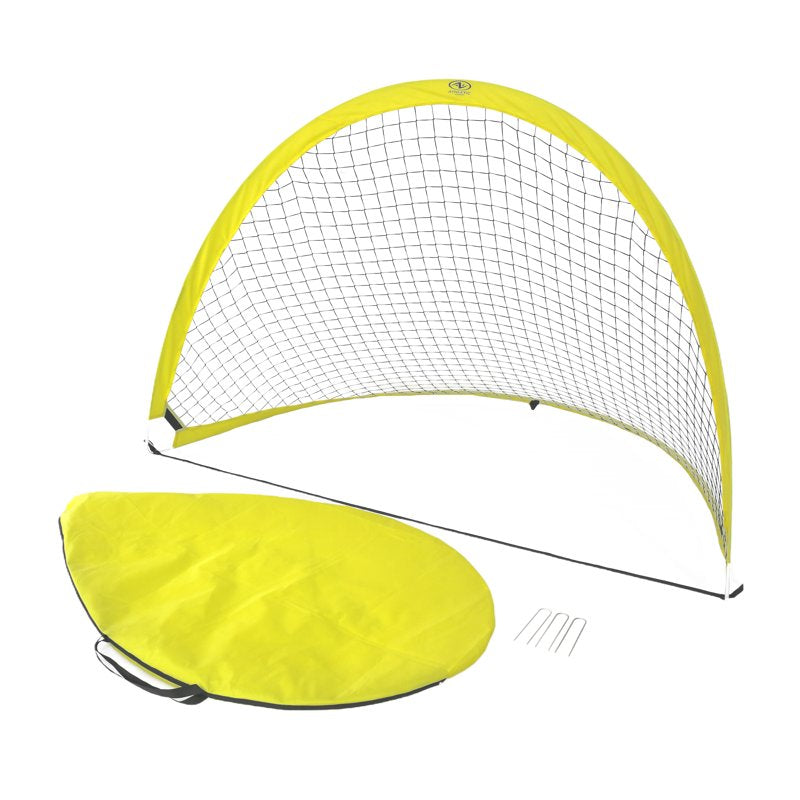 Athletic Works 6ft Portable Pop Up Soccer Net with Carry Bag - 1 Pack (Yellow/Black) - Variation of THIS listing
