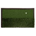 Dual Surface Practice Golf Mat - Indoor & Outdoor Turf Training Aid