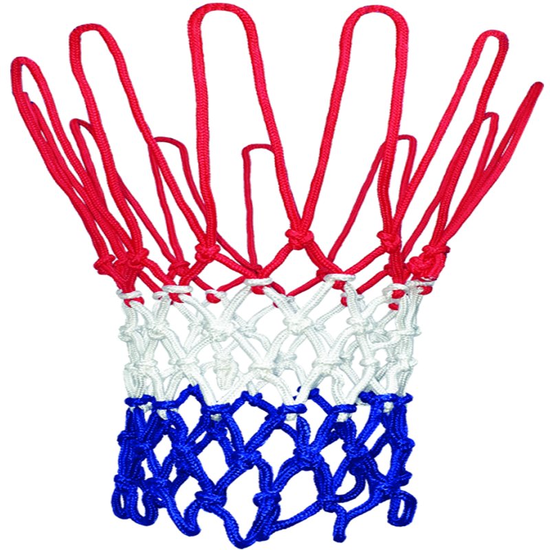 Regulation Size Heavy Duty Basketball Net - Red White Blue Polyester, Indoor/Outdoor