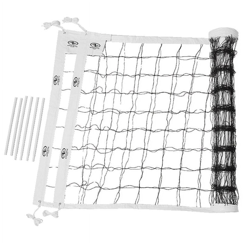 32ft x 3ft Volleyball Net with Heavy-Duty Tarpaulin Top - Indoor & Outdoor Use