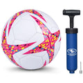 Size 4 Soccer Ball Six-Pack with Pump – Pink, 6 Pack (Athletic Works)