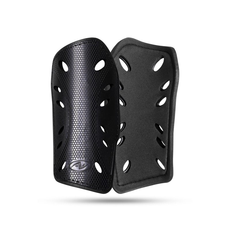 Soccer Shin Guards with Sleeve - Medium, Black (Variation: M) by Athletic Works