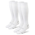 Athletic Works Soccer Socks - White, Small Youth 10-4.5, 2 Pack (Variation: 2 Pack, White, S)