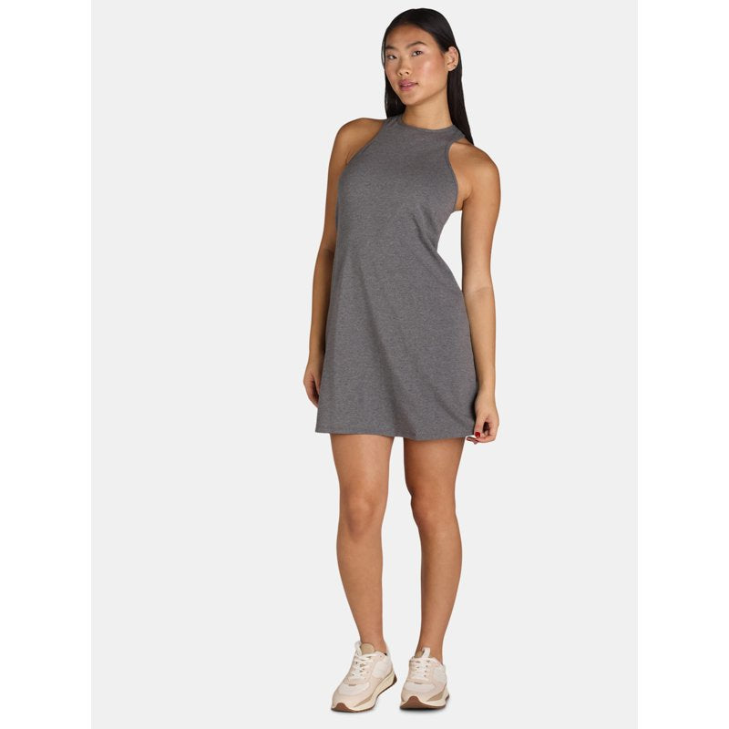 Women’s Dri-More Sleeveless Tank Dress with Moisture-Wicking Finish - Athletic & Casual Style