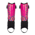 Athletic Works XS Kids Soccer Shin Guards - Pink/Black, PP Shell, Adjustable