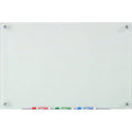 Frosted Glass Dry-Erase Board Set - Modern Whiteboard for Office & Home