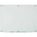 Glass Dry-Erase Board Set - Frosted Surface, Modern Whiteboard for Office and Home