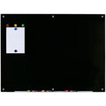Magnetic Black Glass Dry-Erase Board Set - Multiple Sizes with Accessories