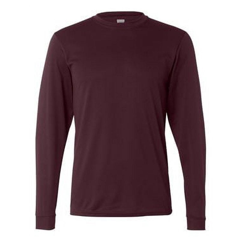 Maroon Augusta Sportswear Moisture Wicking Long Sleeve Jersey - Size L