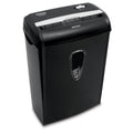 8-Sheet Cross-Cut Paper and Credit Card Shredder - Black