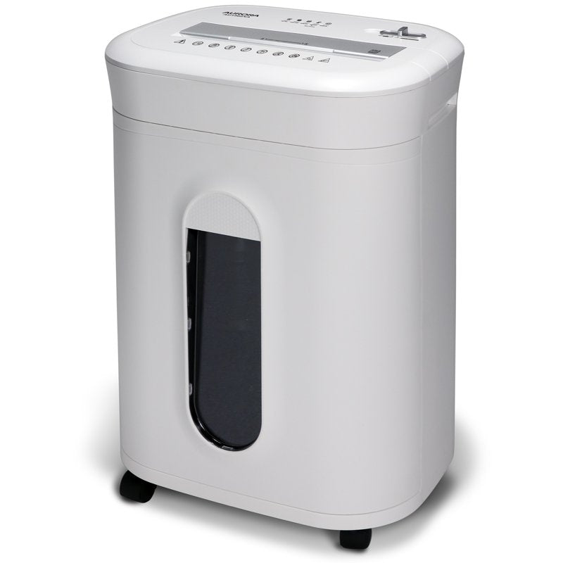 Heavy Duty Crosscut Paper Shredder 15-Sheet with 60 Min Run Time and 6-Gallon Basket