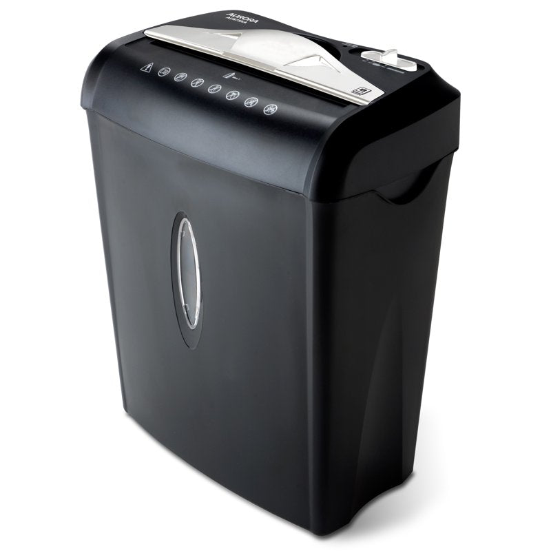 8-Sheet Crosscut Paper & Credit Card Shredder with 3.7-Gallon Wastebasket
