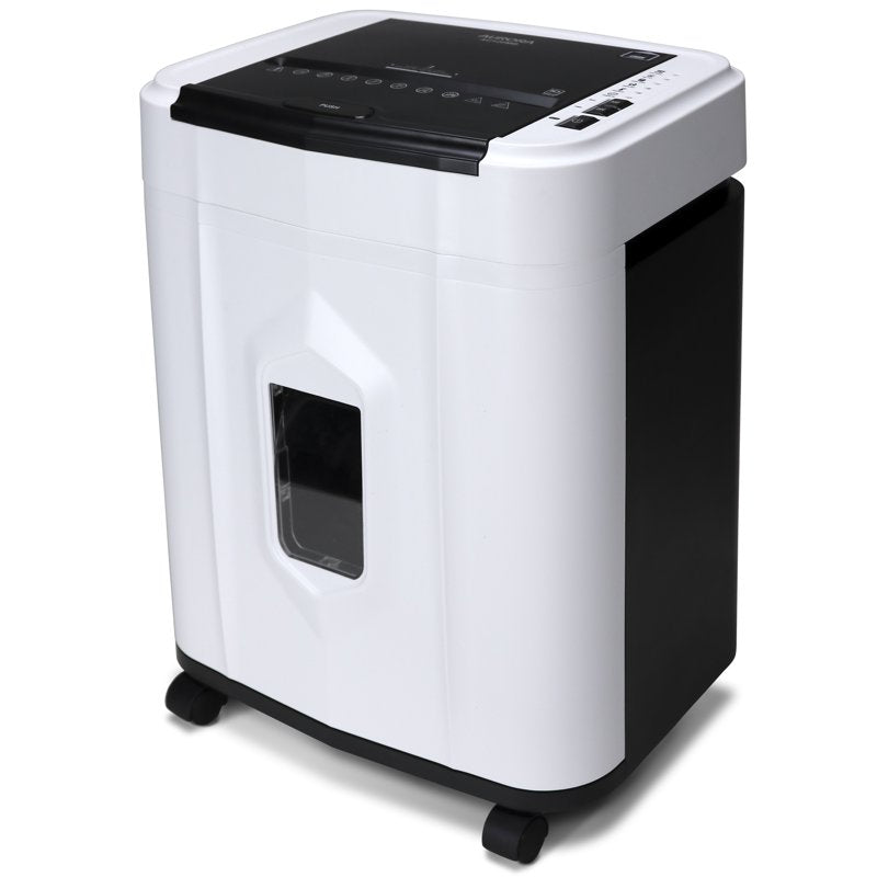 120-Sheet Auto Feed Micro-Cut Paper Shredder with Pullout Basket, Office Security