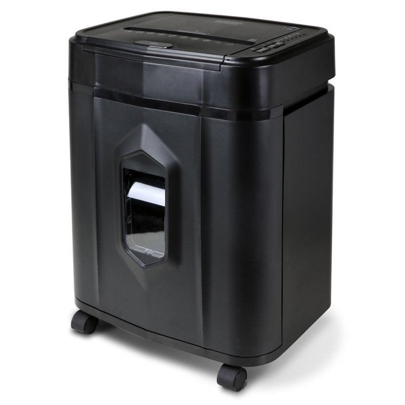 120-Sheet Micro-Cut Paper Shredder with Auto Feed and Pullout Bin