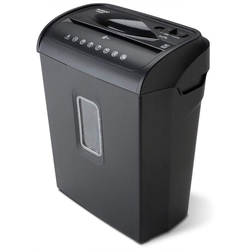 Aurora 6-Sheet Micro-Cut Paper and Credit Card Shredder - High Security P-4