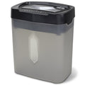 Anti-Jam Crosscut Paper and Credit Card Shredder 12-Sheet, 5.2-Gallon Wastebasket, Black/Gray