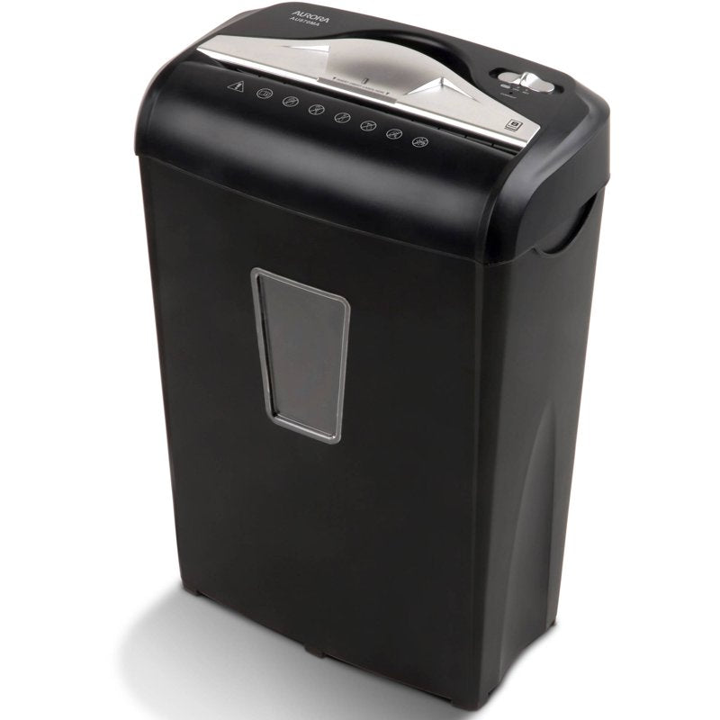 Aurora 8-Sheet Micro-Cut Paper & Credit Card Shredder - High Security Level P-4