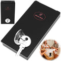Portable Metal Cash Box for Gamblers with Keys - Compact Locking Safe