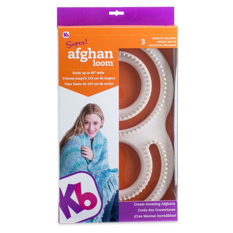 Knitting Loom for Blankets and Shawls - Afghan Loom Kit for Easy Large-Scale Knitting