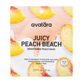 Avatara Juicy Peach Brightening Face Mask for All Skin Types - 3 Pack