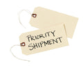 Manila Shipping & Gift Tags with String - 1000 Pack, 6-1/4 x 3-1/8 inches