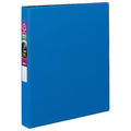 1-Inch Durable Slant Ring Binder - Blue, 220 Sheets