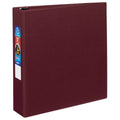 Heavy-Duty Binder with EZD Ring - 2 Inch Capacity, Maroon, 540 Sheets