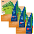 Multicolor Plastic Divider Set with Big Tabs for Binders - 8-Tab, 3 Pack