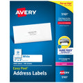 Bulk White Address Labels 1x4 Inch for Laser Printers - 2000 Count