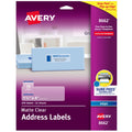 Clear Address Labels 1-1/3 x 4 inches, 350 Sheets, Permanent Adhesive