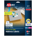 Address Labels 1-1/4 x 2-3/8 Matte White Printable Stickers - 450 Pack